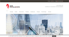 Desktop Screenshot of alfainstal-lacions.com